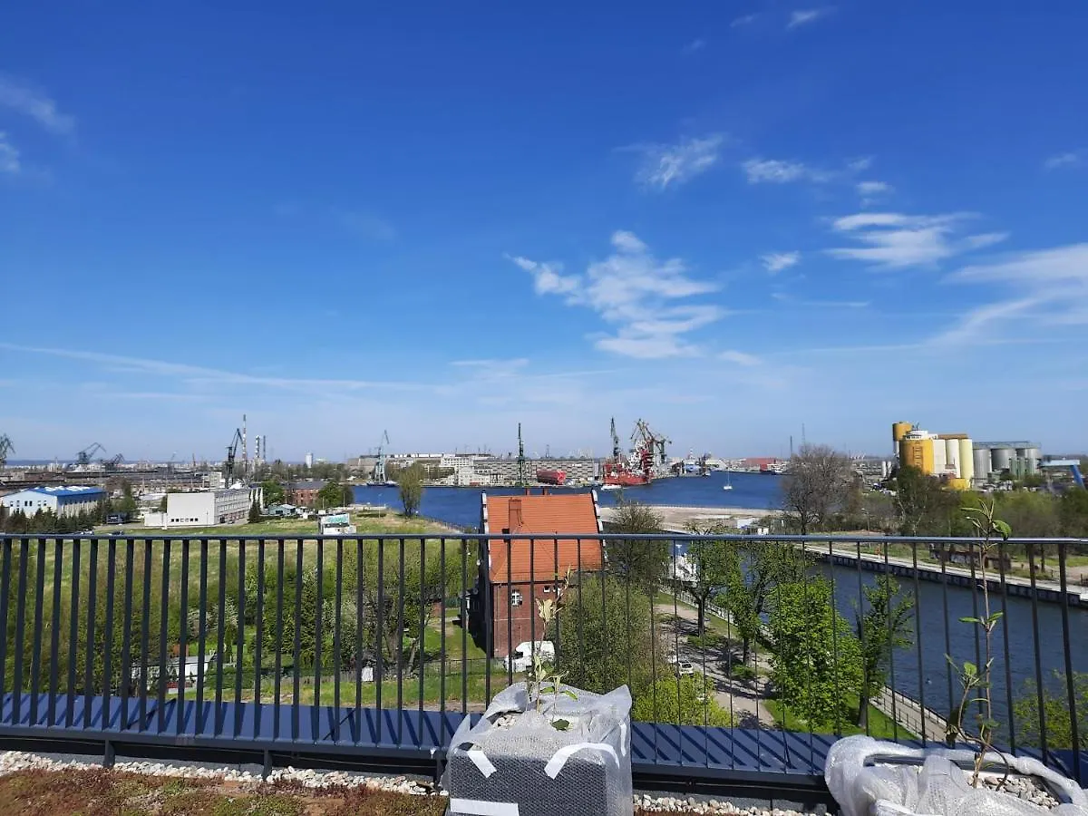 Chlebova Apartment z tarasem na dachu i widokiem na Motławę Gdańsk